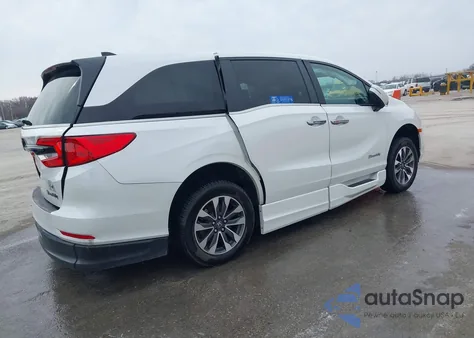 2022 Honda Odyssey Ex-L z USA, uszkodzony, nr VIN 5FNRL6H77NB033105